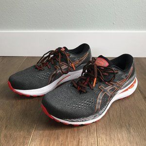 Asics Gel Kayano 28 Shoes - Black, Red - Men's Size 8 US / 41.5 EU Extra Wide